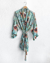 Load image into Gallery viewer, Mint Print Robe
