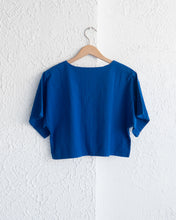 Load image into Gallery viewer, Cobalt Blue Short Sleeve Crop
