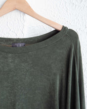 Load image into Gallery viewer, Olive Green Vintage Rayon Top
